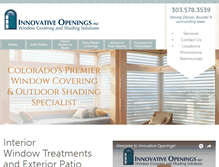 Tablet Screenshot of innovativeopenings.com